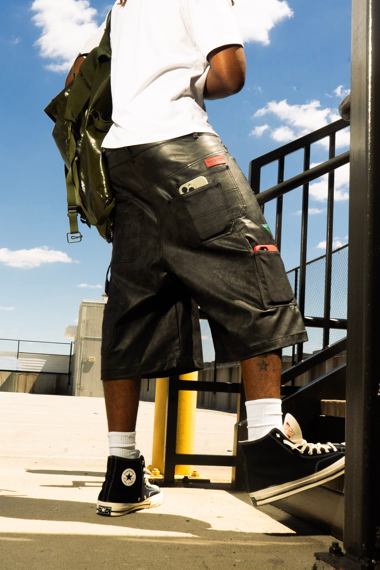 RECON LEATHER SHORTS