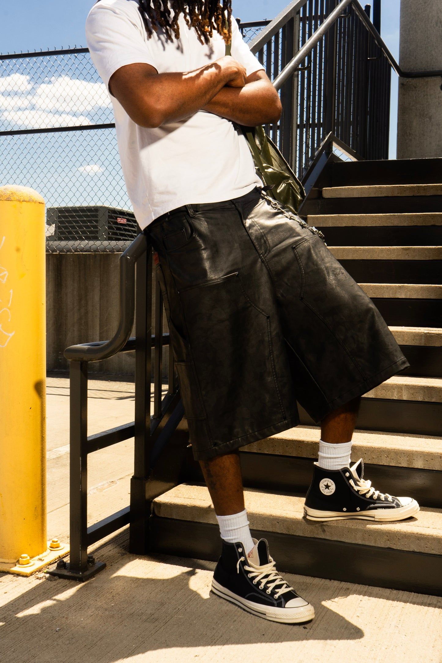 RECON LEATHER SHORTS